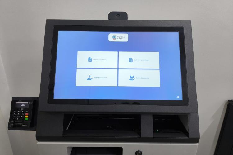 Info-kiosk installed in Horezu Town Hall