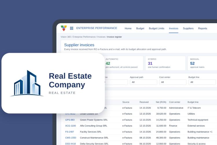 AI-Assisted Invoice Approval with Budget Control for a Real Estate Company